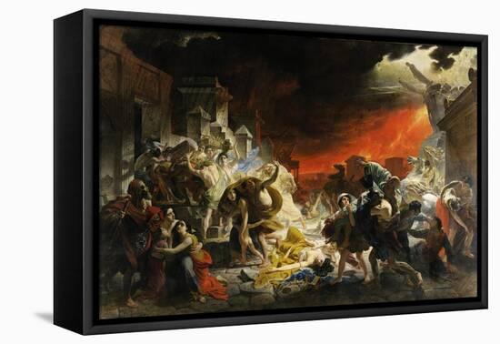 The Last Day of Pompeii-Karl Briullov-Framed Stretched Canvas