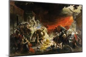 The Last Day of Pompeii-Karl Briullov-Mounted Giclee Print
