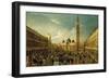 The Last Day of the Carnival, St. Mark's Square, Venice-Gabriele Bella-Framed Giclee Print