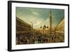 The Last Day of the Carnival, St. Mark's Square, Venice-Gabriele Bella-Framed Giclee Print