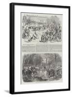 The Last Day's Hunt of the Season at Chantilly-null-Framed Giclee Print