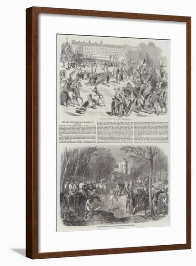 The Last Day's Hunt of the Season at Chantilly-null-Framed Giclee Print