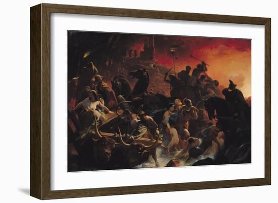 The Last Days of Pompeii-Henri-frederic Schopin-Framed Giclee Print