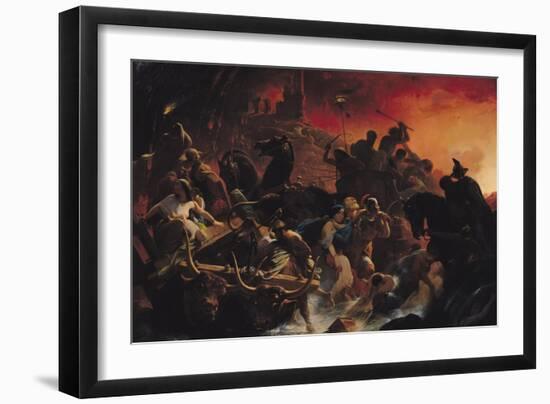 The Last Days of Pompeii-Henri-frederic Schopin-Framed Giclee Print