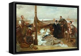 The Last Days Of Sir Philip Sydney-Robert Alexander Hillingford-Framed Stretched Canvas