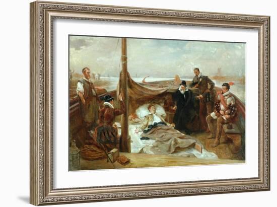 The Last Days Of Sir Philip Sydney-Robert Alexander Hillingford-Framed Giclee Print