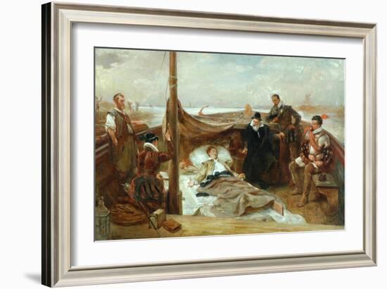 The Last Days Of Sir Philip Sydney-Robert Alexander Hillingford-Framed Giclee Print