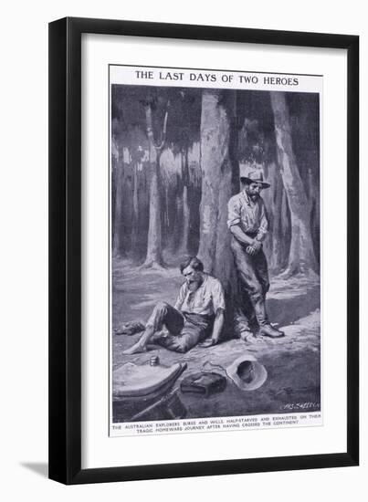 The Last Days of Two Heroes-Charles Mills Sheldon-Framed Giclee Print