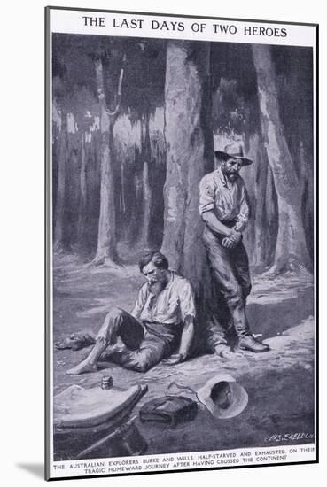 The Last Days of Two Heroes-Charles Mills Sheldon-Mounted Giclee Print