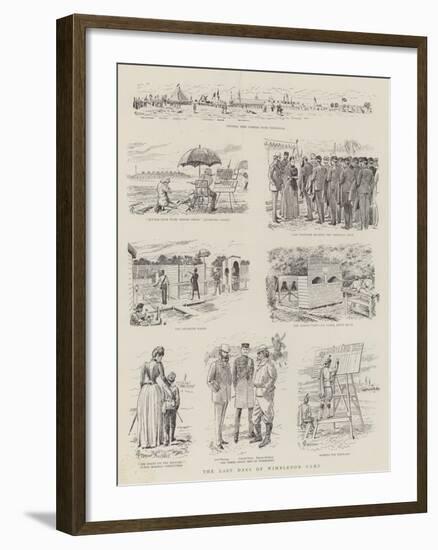 The Last Days of Wimbledon Camp-Alfred Chantrey Corbould-Framed Giclee Print