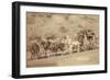 The Last Deadwood Coach-John C.H. Grabill-Framed Art Print