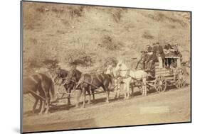 The Last Deadwood Coach-John C.H. Grabill-Mounted Art Print