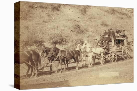 The Last Deadwood Coach-John C.H. Grabill-Stretched Canvas