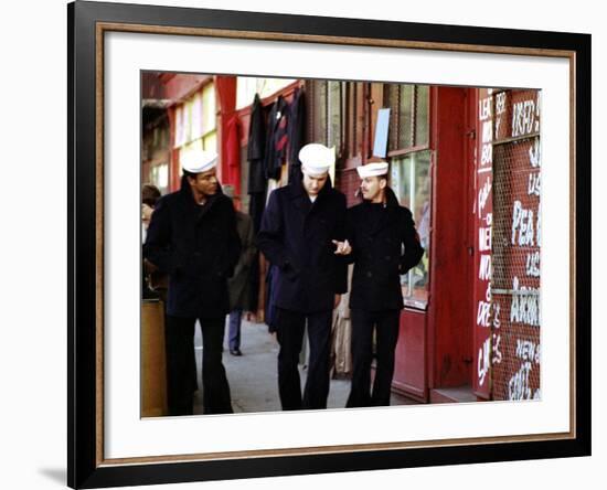 The Last Detail, Otis Young, Randy Quaid, Jack Nicholson, 1973-null-Framed Photo