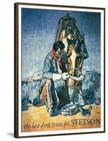 The Last Drop from His Stetson (Colour Litho)-American-Framed Premium Giclee Print