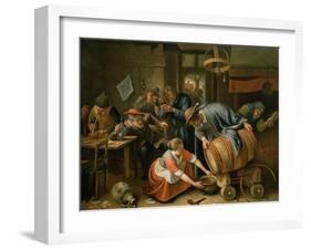 The Last Drop-Jan Havicksz. Steen-Framed Giclee Print