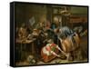 The Last Drop-Jan Havicksz. Steen-Framed Stretched Canvas