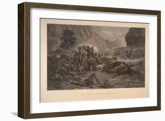 The Last Eleven at Maiwand, 1884-Frank Feller-Framed Giclee Print