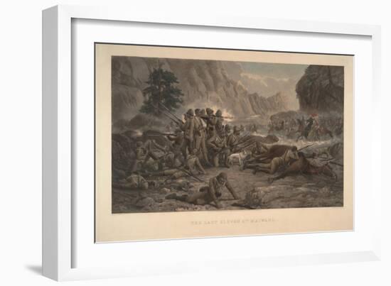 The Last Eleven at Maiwand, 1884-Frank Feller-Framed Giclee Print