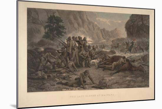 The Last Eleven at Maiwand, 1884-Frank Feller-Mounted Giclee Print