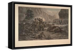 The Last Eleven at Maiwand, 1884-Frank Feller-Framed Stretched Canvas