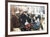 The Last Evening-James Tissot-Framed Premium Giclee Print