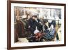 The Last Evening-James Tissot-Framed Premium Giclee Print