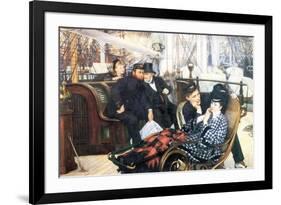 The Last Evening-James Tissot-Framed Premium Giclee Print