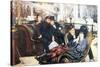 The Last Evening-James Tissot-Stretched Canvas