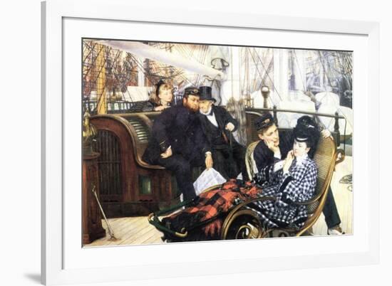 The Last Evening-James Tissot-Framed Art Print