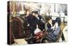 The Last Evening-James Tissot-Stretched Canvas