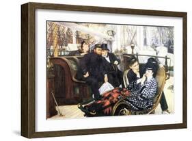 The Last Evening-James Tissot-Framed Premium Giclee Print