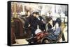 The Last Evening-James Tissot-Framed Stretched Canvas