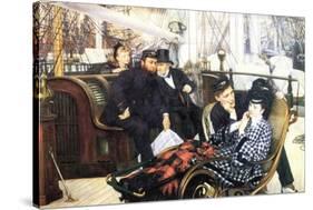 The Last Evening-James Tissot-Stretched Canvas