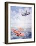 The Last Flight of Captain Baron Von Richthofen, c.1920-Geoffrey Fl.192) Watson-Framed Giclee Print