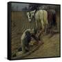 The Last Furrow, 1895-Henry Herbert La Thangue-Framed Stretched Canvas