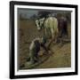 The Last Furrow, 1895-Henry Herbert La Thangue-Framed Giclee Print