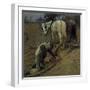 The Last Furrow, 1895-Henry Herbert La Thangue-Framed Giclee Print