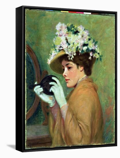 The Last Glance-Federigo Zandomeneghi-Framed Stretched Canvas