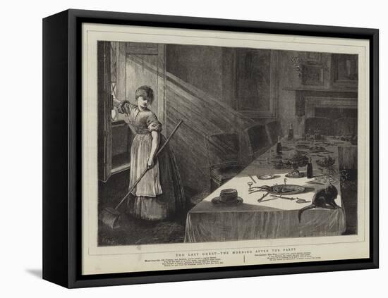 The Last Guest, the Morning after the Party-Samuel Edmund Waller-Framed Stretched Canvas