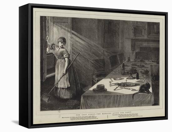 The Last Guest, the Morning after the Party-Samuel Edmund Waller-Framed Stretched Canvas