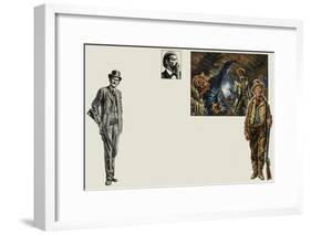 The Last Gunfight of Billy the Kid-Harry Green-Framed Giclee Print