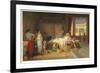 The Last Hour of Pompeii - the House of the Poet, 1869 (Oil on Canvas)-Pierre Oliver Joseph Coomans-Framed Giclee Print