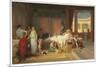 The Last Hour of Pompeii - the House of the Poet, 1869 (Oil on Canvas)-Pierre Oliver Joseph Coomans-Mounted Giclee Print