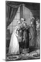 The Last Interview Between Her Majesty and Princess Charlotte, 1820-J Chapman-Mounted Giclee Print