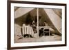 The Last Interview Between President Lincoln and General Mcclellan at Antietam, 1862-Mathew Brady-Framed Giclee Print