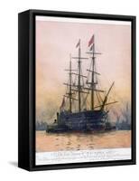 The Last Journey of Hms Victory-null-Framed Stretched Canvas