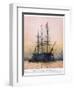 The Last Journey of Hms Victory-null-Framed Giclee Print