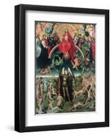 The Last Judgement, 1473 (Central Panel)-Hans Memling-Framed Giclee Print