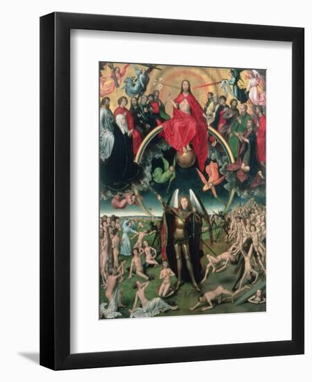 The Last Judgement, 1473 (Central Panel)-Hans Memling-Framed Giclee Print